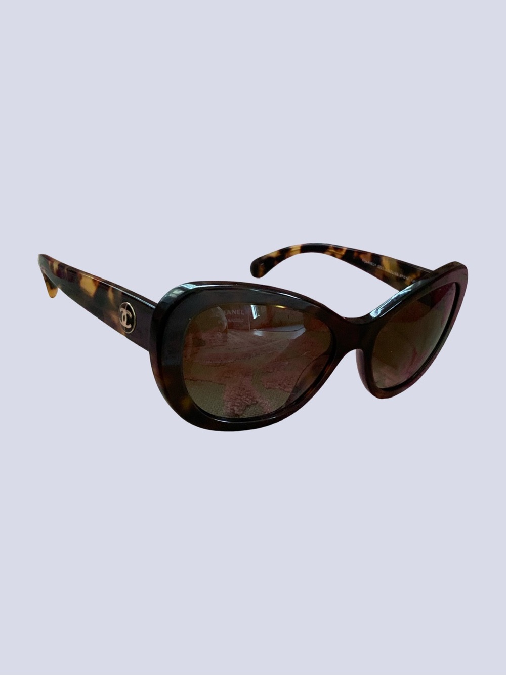 Chanel Brown Tortoise Shell Sunglasses